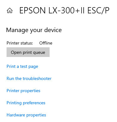Epson LX300 Langkah 3